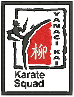 embroidered badge rectangle