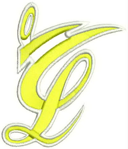 embroidered badge cut to shape